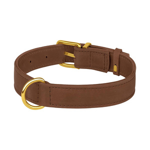 Collier pour chien en cuir le plus vendu, respirant, imperméable, classique, rembourré et doux, avec boucle réglable - Product Image 3