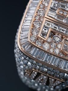 Custom Iced Out Moissanite Hip Hop <b>Ring</b> <b>Resizable</b> Silver Gold Plated Micro Insert Name Letter Jewelry - Product Image 2