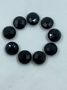 Pierre précieuse en onyx noir, taille ronde, forme ronde, pierre brute, 28,58 carats - Product Image 1