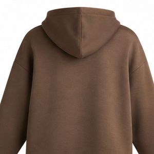 Sweat-shirt à capuche pour homme, marron, logo 3D brodé, coupe classique, vêtement décontracté pour l'automne - Product Image 6