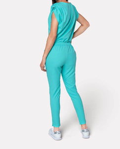 Ensembles de tenues d'infirmière en tissu extensible sans manches, style jogging, pour hôpital - Product Image 4