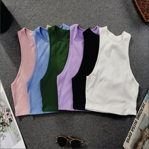 Custom Logo Women's Breathable Quick Dry Eco-Friendly Crocheted Spandex/Nylon Compression Sports <b>Bra</b> Tank <b>Top</b> <b>Built</b>-<b>in</b> Short - Product Image 3