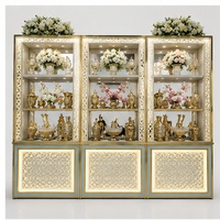 Chariot de traiteur de luxe personnalisé pour mariage, buffet, hôtel, banquet et service alimentaire événementiel