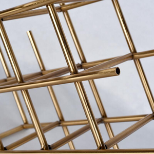 Support de rangement pour bouteilles en or pour la cuisine, la décoration de la maison, le salon, porte-bouteilles, décoration intérieure - Product Image 4
