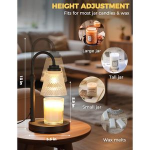 Lampada Dimmerabile con Timer per Scaldacandele, Regalo di Compleanno o di Inaugurazione Casa per Mamma, Donna, Amica, Sorella, Scaldacera per Uso in Ufficio - Product Image 2