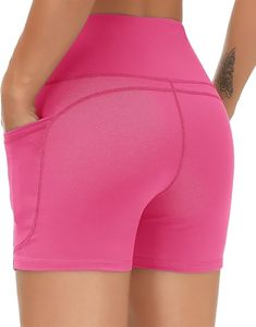 Pantalones Cortos de Verano para Mujer y Niña, con Logotipo Personalizado, de Cintura Alta Elástica, de Secado Rápido, con Efecto Levanta Glúteos, de Spandex - Product Image 2