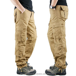 Pantalones Cargo Ligeros de Cintura Alta para Hombre, Primavera 2026, Casuales, de Algodón, Tácticos, Tallas Grandes, Impermeables - Product Image 2