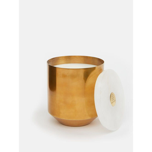 Copper Cylinder Candle Holder with Brushed Finish for Home Decor & Styling Accenting Coffee Tables <b>Mantelpiece</b> - Product Image 3