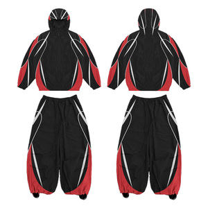 Factory Direct Custom Windbreaker <b>Sets</b> Windproof Outfit Athletic <b>Set</b> Reflective Detail Custom Branding - Product Image 4