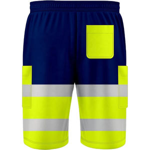 Shorts de travail décontractés pour hommes, tactiques, extensibles, cargo, taille élastique, multi-poches, pour l'extérieur, séchage rapide, légers - Product Image 6