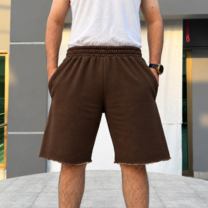 High Quality Mens <b>Fleece</b> <b>Shorts</b> Made From Organic Cotton Stylish Streetwear <b>Short</b> Sweat Pants in French Terry Fabric - Product Image 1