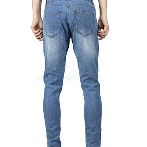 Jean décontracté coupe droite pour homme, en toile respirante et légère, taille confortable, idéal pour les voyages et les activités de plein air - Product Image 3