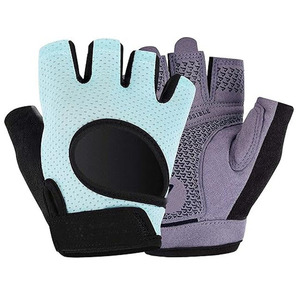 Half Finger Gym Gloves PU Non-Slip Breathable Winter Fitness <b>Weight</b> Lifting Hook & Loop Closure Men - Product Image 1