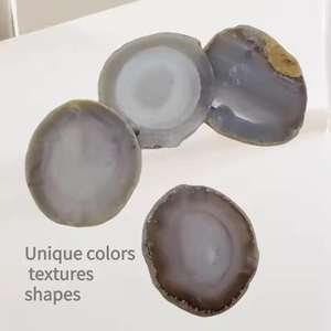 Fournisseur indien d'ensembles de sous-verres en agate naturelle, style classique, pour la cuisine ou la décoration d'événements, disponibles à prix raisonnable. - Product Image 2