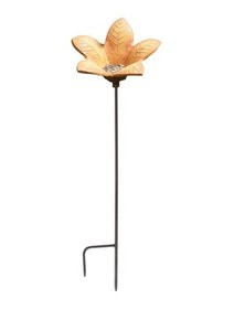 Campana de metal rústica con anillo, estaca decorativa para jardín, arte para exteriores, escultura de campana circular de hierro para césped, patio, balcón, casa de campo - Product Image 6