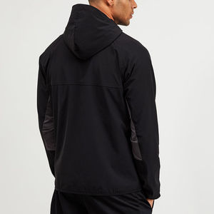 Customized Logo Men's Outdoor Windbreaker <b>Jacket</b> Winter Waterproof Eco-Friendly Fabric Hooded Lightweight Windbreaker <b>Jacket</b> - Product Image 3