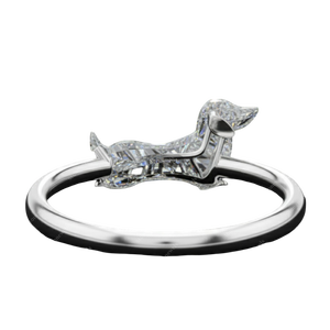 Diamantes Sueltos con Forma de Perro Dachshund, Certificados IGI, 0.5CT-3CT, CVD HPHT, Colores Fantasía, Sintéticos, al por Mayor, Mejor Precio en India - Product Image 1