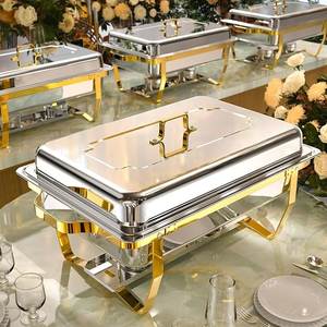 Réchaud à buffet en acier inoxydable de qualité supérieure pour hôtel, restauration, mariage, fête, célébration - Product Image 1