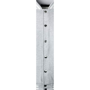 Blouson universitaire en laine pour homme, 100 % coton, col montant, service OEM personnalisé, coupe-vent et respirant, vente en gros - Product Image 6