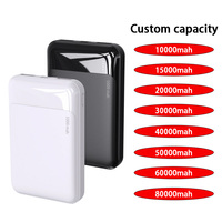 Batería Externa Portátil Personalizada de 5000 mAh para Teléfono, Estación de Carga de 5000 mAh, Venta al por Mayor de Fábrica, Novedad