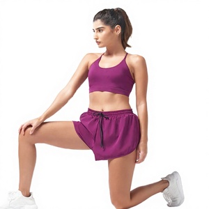 Shorts décontractés taille haute en polyester/coton, respirants, écologiques, à séchage rapide, imperméables, coupe-vent, couleur unie, style sportif tendance - Product Image 3