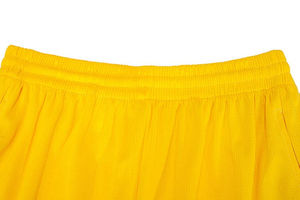 Conjuntos de Camisetas y Pantalones Cortos de Baloncesto para Adultos, Nombre del Equipo Personalizado, Impresión por Transferencia de Calor, Uniforme de Baloncesto Transpirable Amarillo - Product Image 4