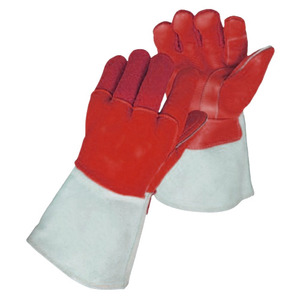 Gants de travail d'hiver en cuir de vachette pleine fleur renforcé, résistants à l'abrasion, pour soudage TIG et travaux lourds - Product Image 4