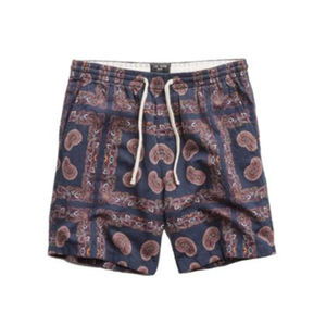 Ensemble de shorts décontractés pour hommes, été, tissu en polyester/coton peigné, taille élastique, séchage rapide, respirant, imperméable, personnalisable - Product Image 5