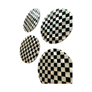 Elegant Shell Inlay <b>Drink</b> <b>Coasters</b> for Home Decor - Product Image 2