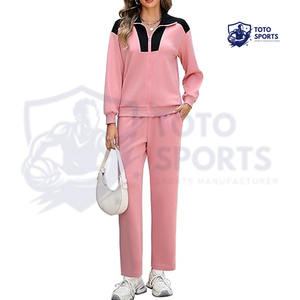 Conjunto Deportivo de Dos Piezas para Mujer, de Poliéster de Secado Rápido, con Logotipo Personalizado, de la Mejor Calidad, a la Moda, para Gimnasio y Entrenamiento - Product Image 2