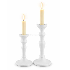 Heritage Candle Pillar <b>Stands</b> – Lightweight Aluminum Art for Boutiques - Product Image 1