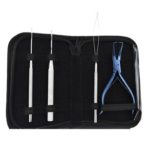 Kit de Extensiones de Cabello de Calidad Premium, Juego de Herramientas Profesionales de Acero Inoxidable de Grado Quirúrgico para Expertos en Extensiones de Cabello Micro - Product Image 4
