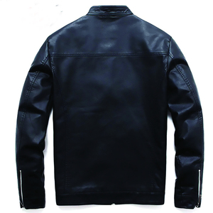 Veste bomber unisexe en cuir véritable imperméable et coupe-vent avec nom de marque personnalisé, service OEM avec options de couleur - Product Image 3
