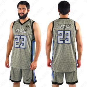 OEM ชุดเล่นบาสเก็ตบอลซักได้ไซส์ใหญ่ระบายอากาศได้ดีเหมาะสำหรับฤดูร้อน - Product Image 1