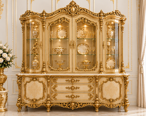 Premium Hand Carved European Style <b>Dining</b> Room <b>Table</b> Set Opulent Palace Gold <b>Dining</b> Furniture Set 6 Seater <b>Dining</b> Furniture Set - Product Image 5