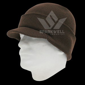 Gorro de Invierno Unisex de Punto Acrílico Sparkwell Industry, Color Sólido, Casual, para Exteriores, 56-58CM - Product Image 3