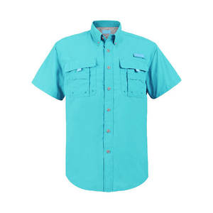 Nuevo diseño UPF50 camisa de protección solar multifuncional transpirable de secado rápido para hombres y mujeres camisa de pesca con botones ligeros - Product Image 1