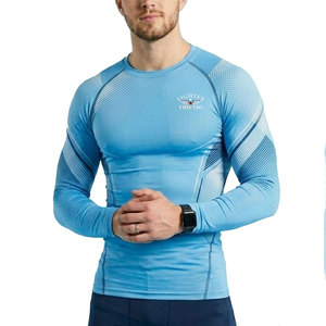 Dernier design, prix abordable, rashguards pour hommes, couleur unie, respirants, légers, en vente en ligne - Product Image 1