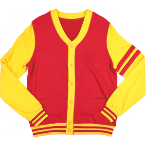 Suéter de Punto Ligero de Dos Tonos con Cuello en V para Hombre, Estilo Universitario, Ropa de Entrenamiento, OEM, Venta al Por Mayor, ODM, TSG University - Product Image 1