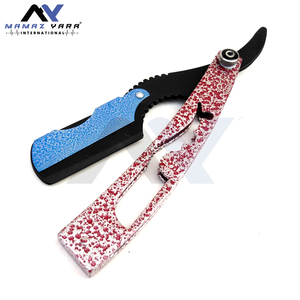 Professional Barber Straight Edge <b>Razor</b> Black Stainless Steel Traditional Shaving <b>Razor</b> for Barbershop Hair Cutting Men's Groom - Product Image 2