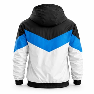 2026 Wholesale New Unisex Breathable Winter Hooded Windbreaker <b>Jacket</b> Spring Autumn Zipper Front Logo <b>Long</b>-sleeved Custom Design - Product Image 2