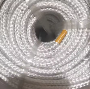 Corde d'emballage ignifuge en fibre de verre ronde, personnalisée en usine, pour isolation thermique et étanchéité. - Product Image 1