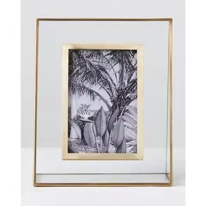 Designer Metal Glass Hanging Photo <b>Frame</b> <b>Wall</b> Display <b>Picture</b> Holder Home Interior Decoration - Product Image 1