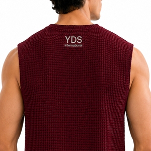 Custom Men's Performance <b>Mesh</b> Tank <b>Top</b> Breathable <b>Mesh</b> Quick Dry Comfort Fit Custom Made Premium Quality For Men Tank <b>Top</b> Wear - Product Image 6