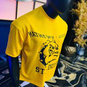 Camiseta de malla para hombre, corte holgado, estampada con diseño personalizado, talla perfecta, camisetas de marca para hombre a precio mayorista OEM - Product Image 3