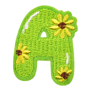 Parches Bordados con Letras Coloridas Autoadhesivos, Venta Caliente Transfronteriza, para Accesorios de Ropa, Parche Bordado Personalizado - Product Image 2