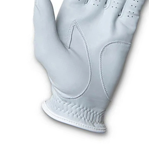 Gant de golf en cuir véritable blanc, main droite, respirant, à enfiler, unisexe, pour le sport - Product Image 3