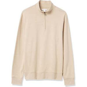 Sudadera unisex al por mayor, personalizada, con media cremallera, cuello alto, estilo único, bordada, de forro polar, algodón, rizo, para uso casual. - Product Image 1