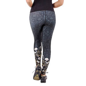 Leggings légers au design unique, taille haute, effet push-up, sans coutures, style décontracté, service de sublimation OEM/ODM, legging pour femmes - Product Image 4