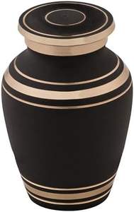 Urne funéraire pour animaux de compagnie, mini urne commémorative moderne en métal pour cendres, vase de table, cadeau - Product Image 4